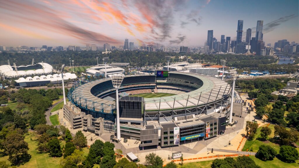Aerial image of Melbourne Cricket Ground